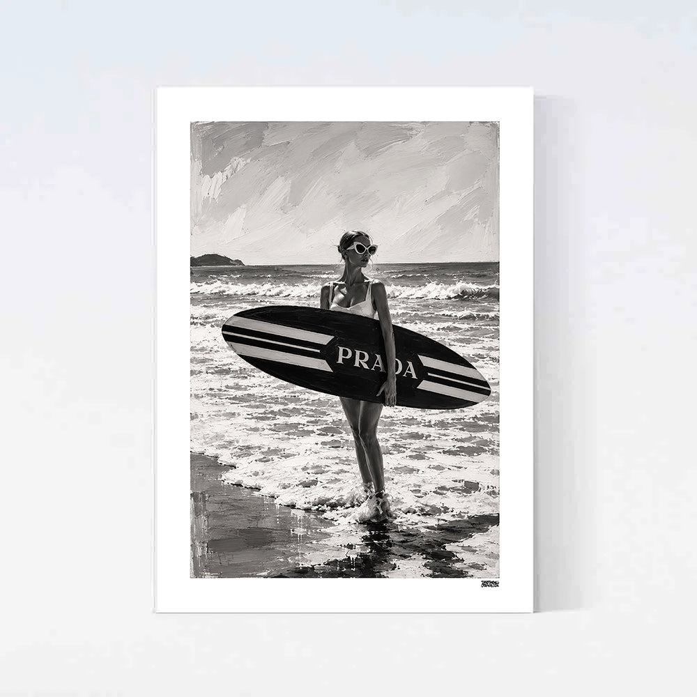 Prada Surfer Girl Poster