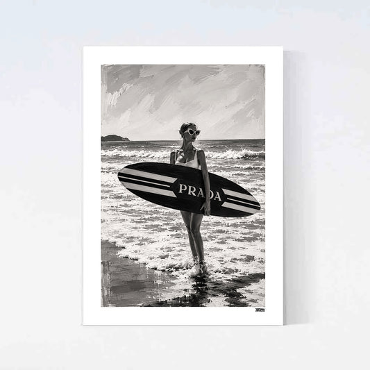 Prada Surfer Girl Poster