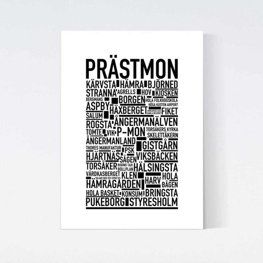 Prästmon Text Poster
