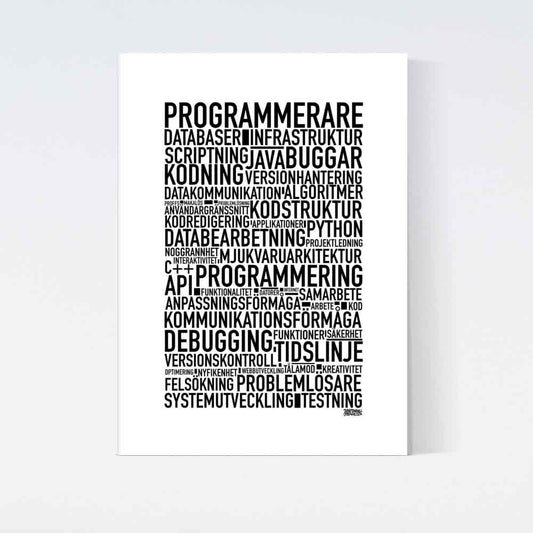 Programmerare Text Poster