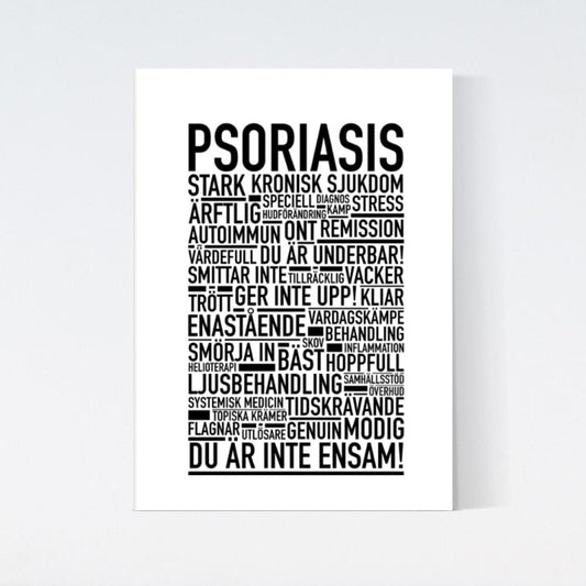 Psoriasis Text Poster
