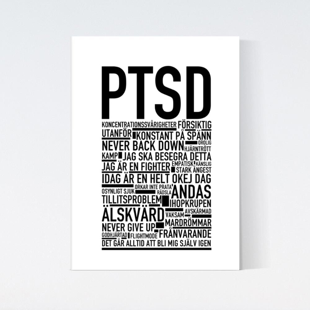 PTSD Text Poster
