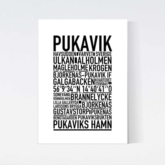 Pukavik Text Poster