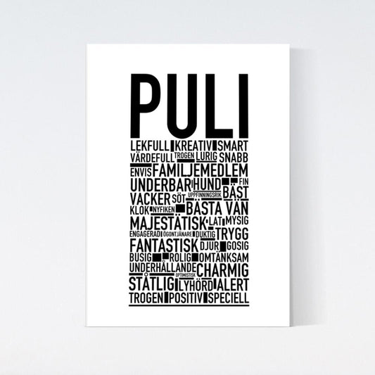 Puli Text Poster
