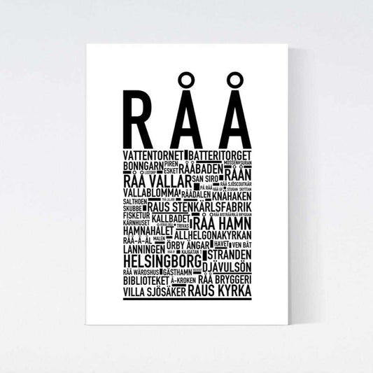 Råå Text Poster