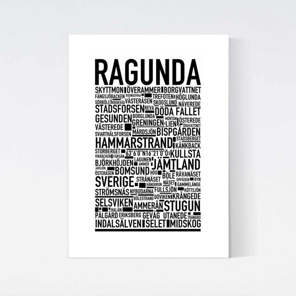 Ragunda Text Poster