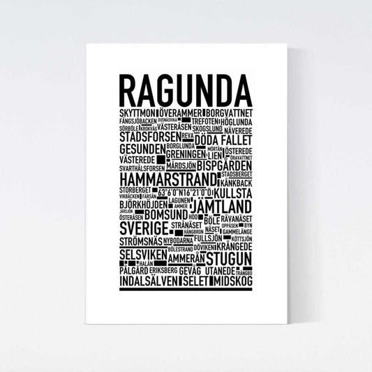Ragunda Text Poster