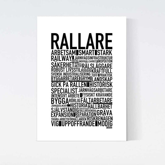 Rallare 2025 Text Poster