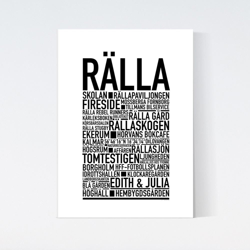 Rälla Text Poster