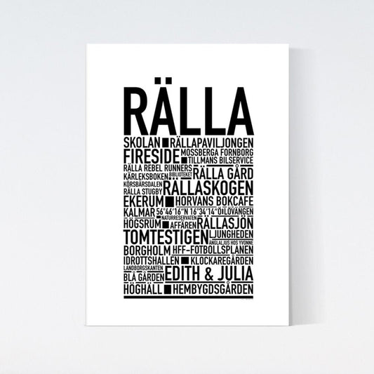 Rälla Text Poster