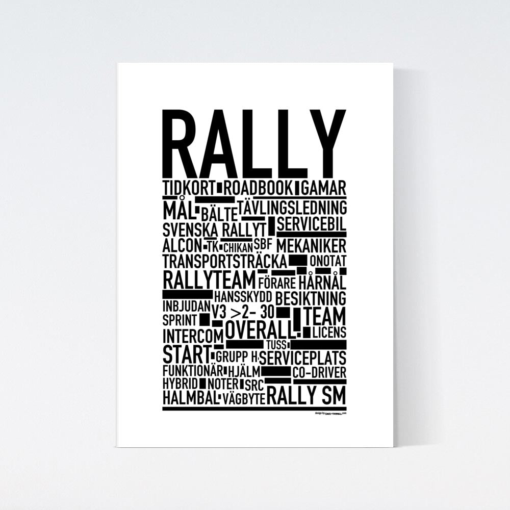 Rally Text Poster – WALLSTAR