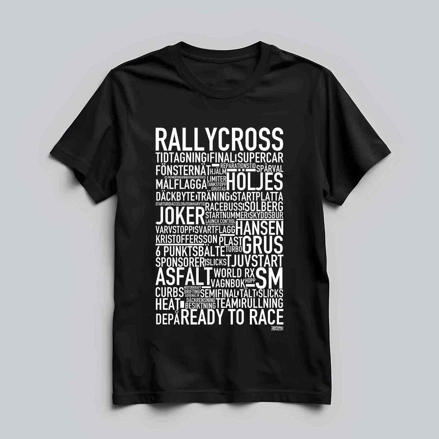 Rallycross Text T-shirt