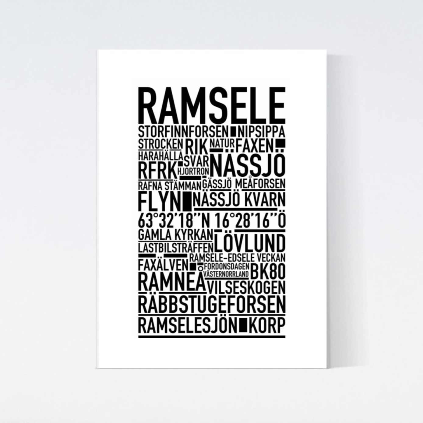 Ramsele Text Poster