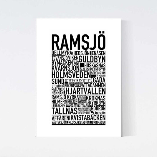 Ramsjö Text Poster