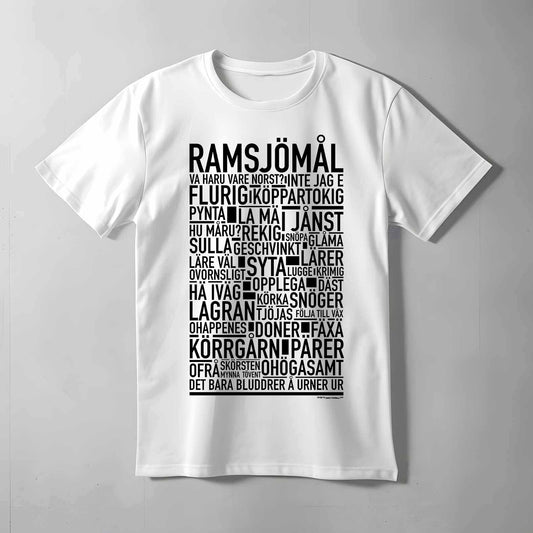 Ramsjömål Dialekt Text T-shirt