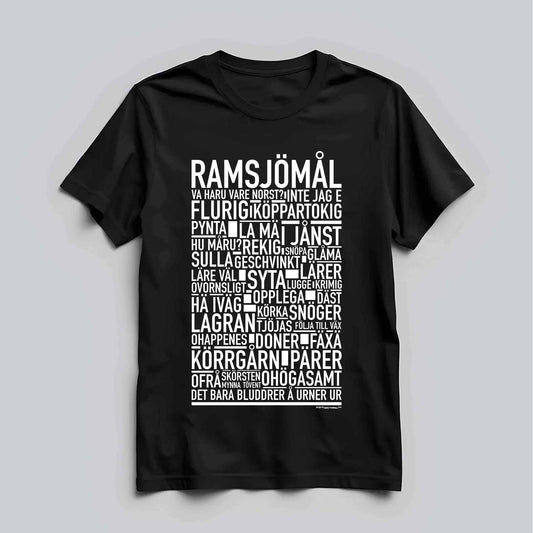Ramsjömål Dialekt Text T-shirt