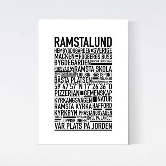 Ramstalund Text Poster