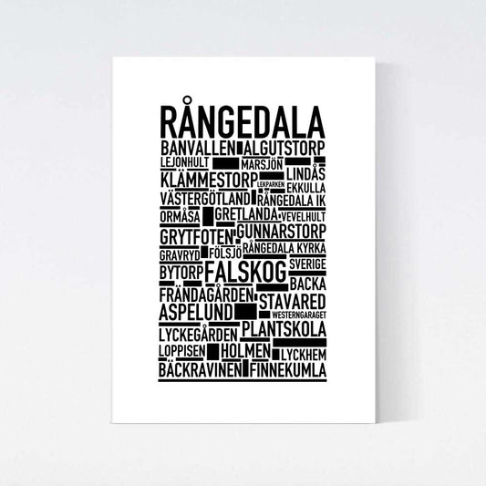 Rångedala Text Poster