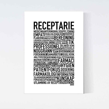 Receptarie Text Poster
