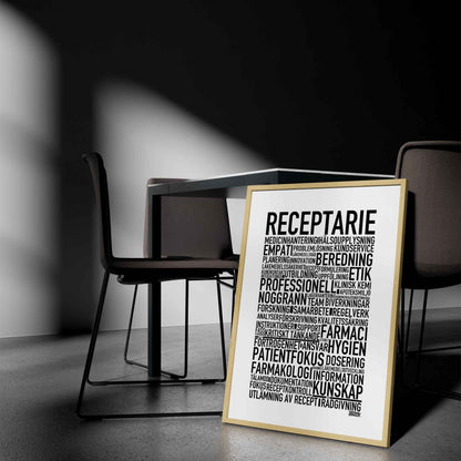 Receptarie Text Poster