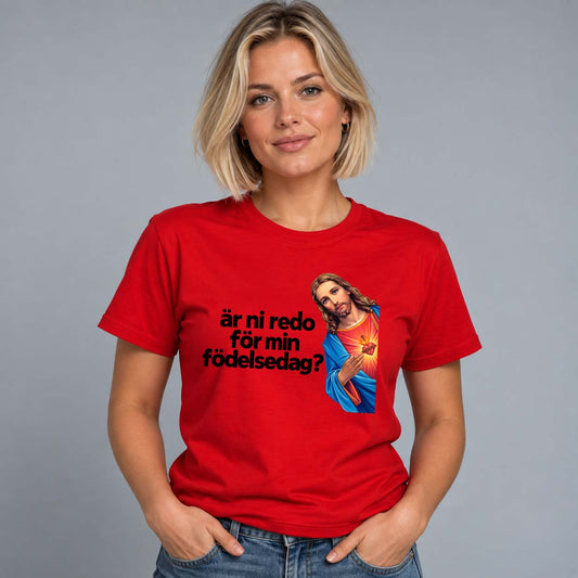 Jesus Födelsedag T-shirt