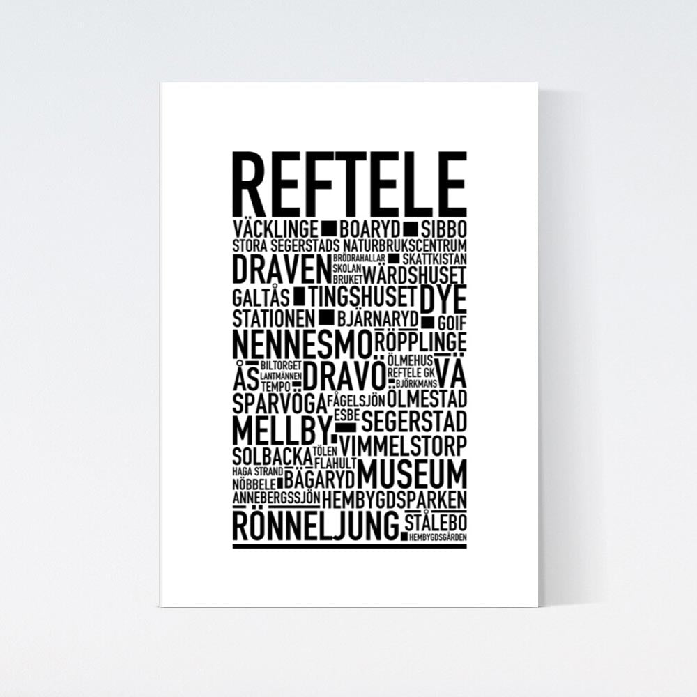 Reftele Text Poster