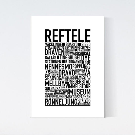 Reftele Text Poster