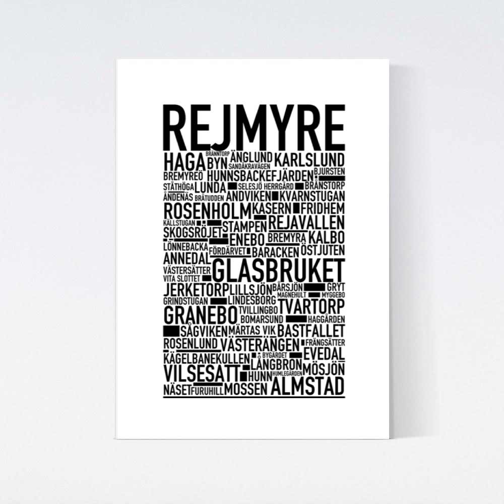 Rejmyre Text Poster