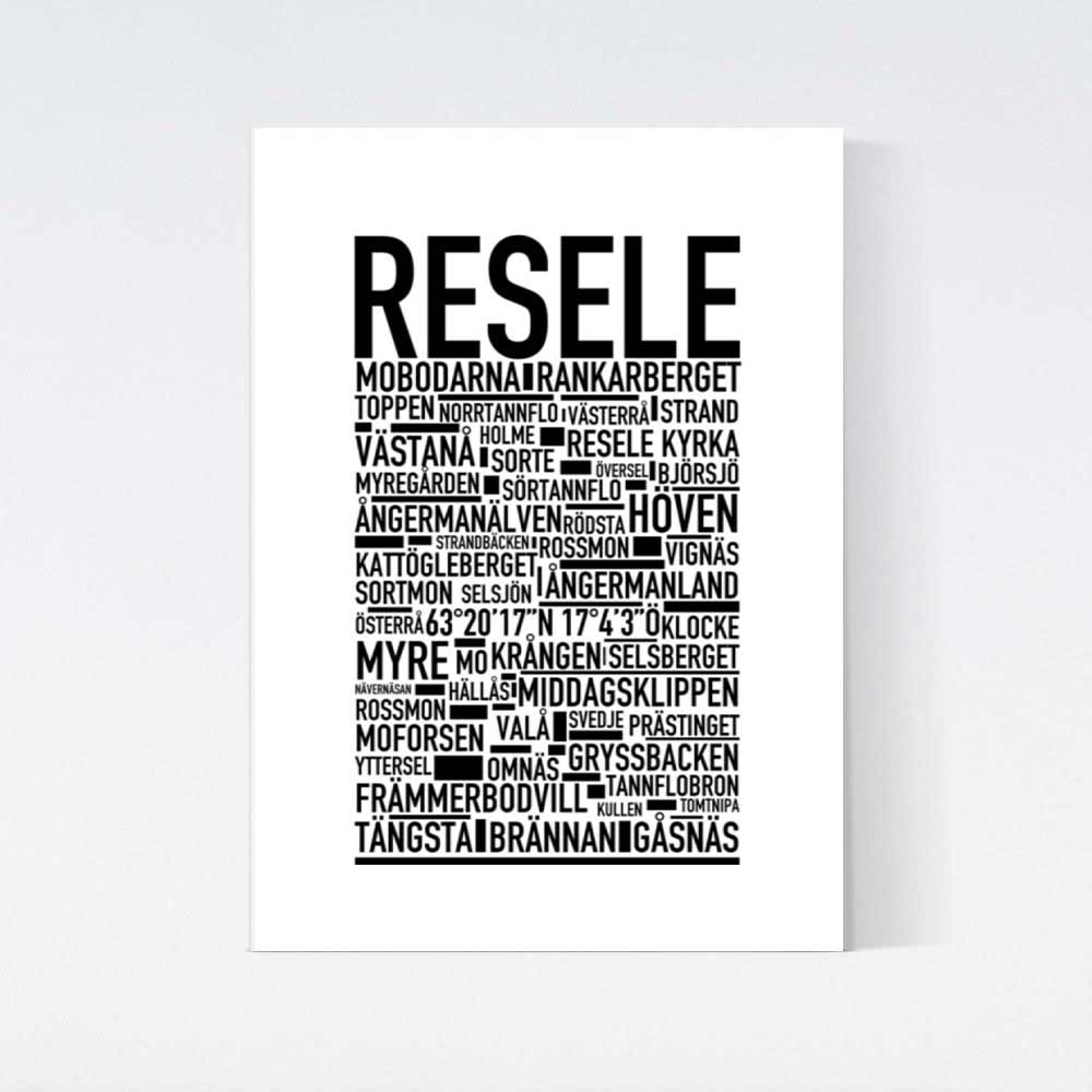 Resele Text Poster