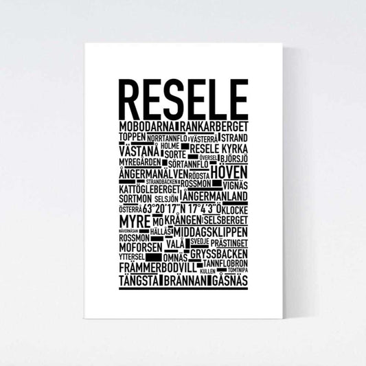 Resele Text Poster