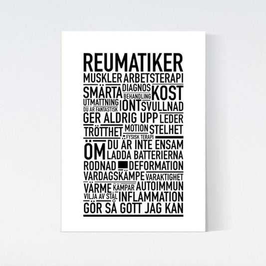 Reumatiker Text Poster