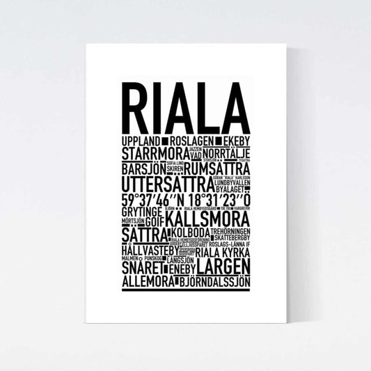 Riala Text Poster