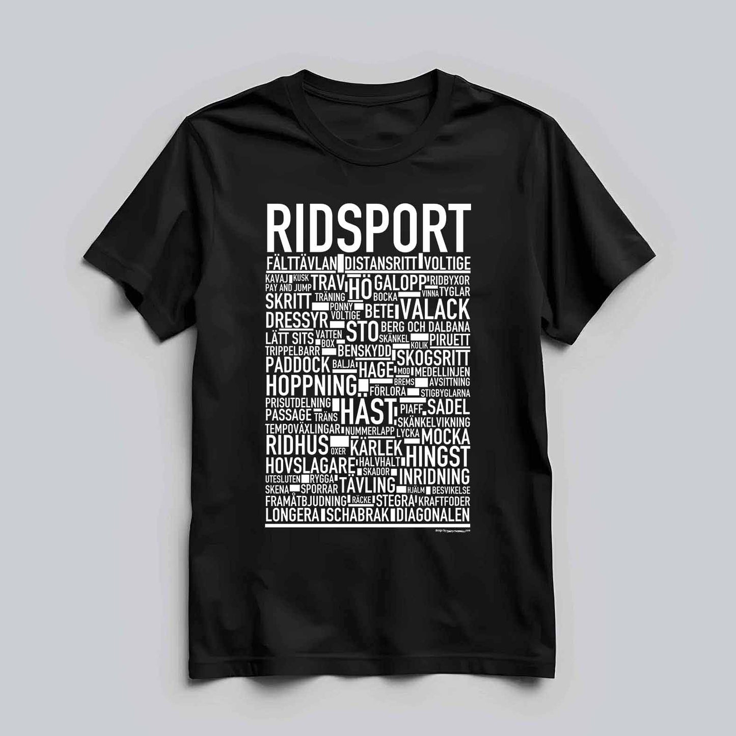 Ridsport Text T-shirt