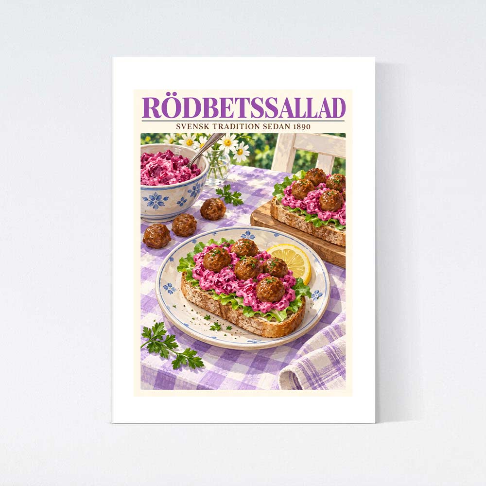 Rödbetssallad Poster
