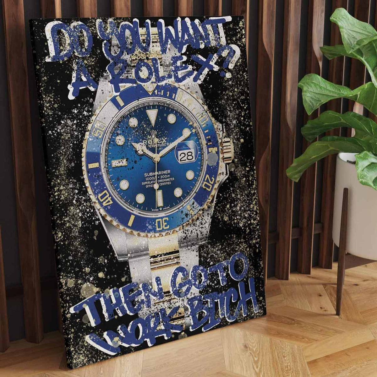 Rolex Sub Art Canvas