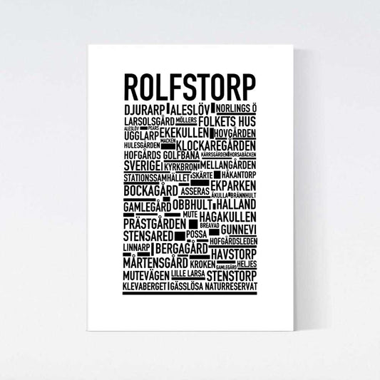 Rolfstorp Text Poster