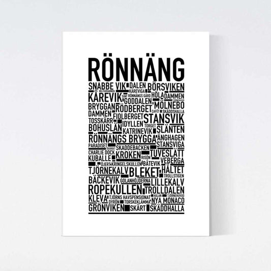 Rönnäng Text Poster