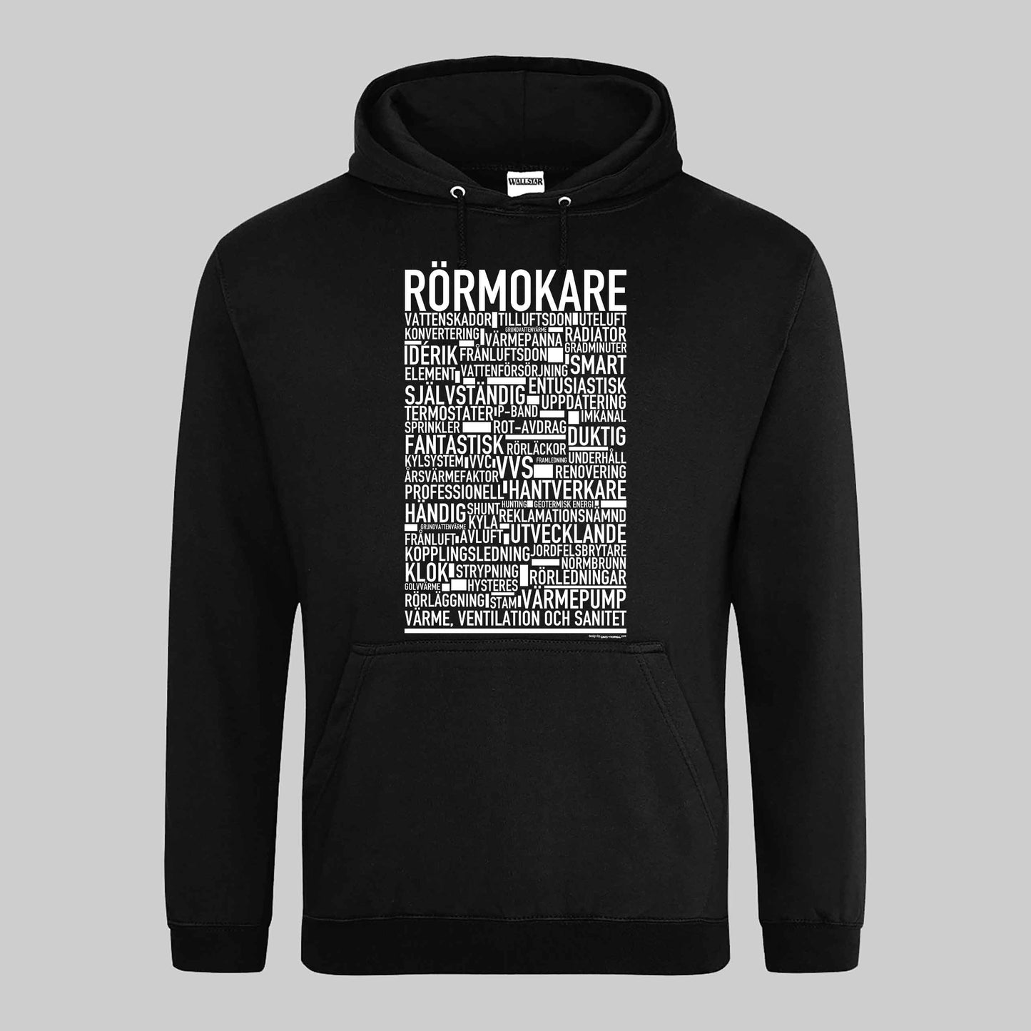 Rörmokare Text Hoodie