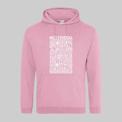 Mellerudska Dialekt Text Hoodie