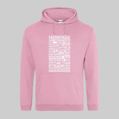 Vårdbiträde Text Hoodie