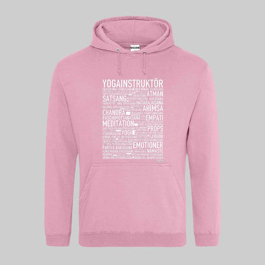 Yogainstruktör Text Hoodie