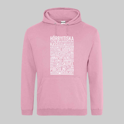 Hörbyitiska Dialekt Text Hoodie