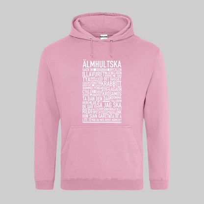 Älmhultska Dialekt Text Hoodie