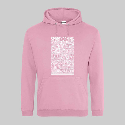 Sportkörning Text Hoodie