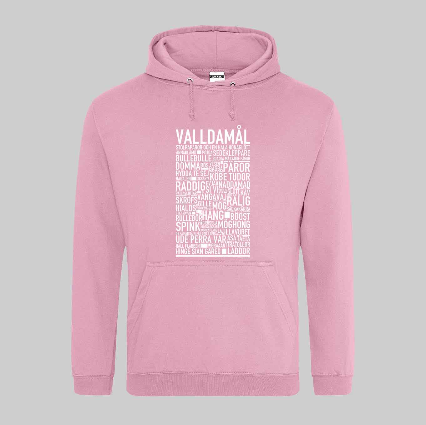 Valldamål Dialekt Text Hoodie