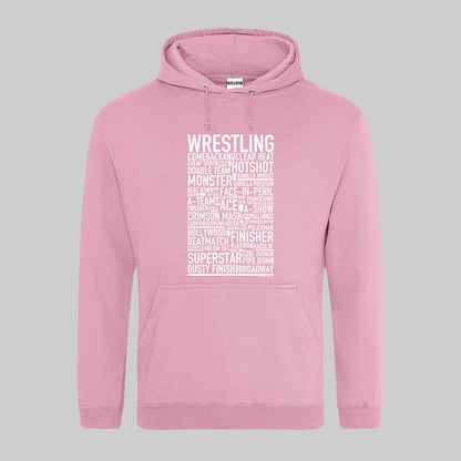 Wrestling Text Hoodie