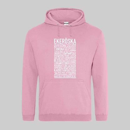 Ekeröska Dialekt Text Hoodie