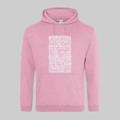 Nybroitiska Dialekt Text Hoodie
