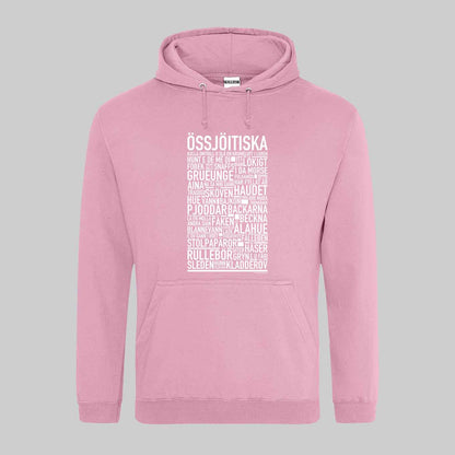Össjöitiska Dialekt Text Hoodie