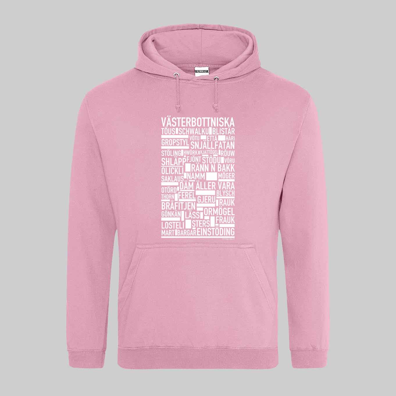 Västerbottniska Dialekt Text Hoodie